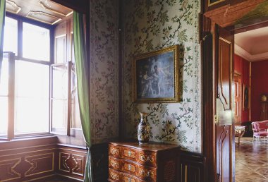 Valtice Merkezi Avrupa'nın en etkileyici Barok konutlarındanbiri içerir. İç sahne. Seyahat hedef.