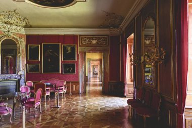 Chateau Valtice, Lednice-Valtice kültürel peyzaj dünya mirası Site Unesco, Orta Avrupa'nın en etkileyici Barok konut var. İç