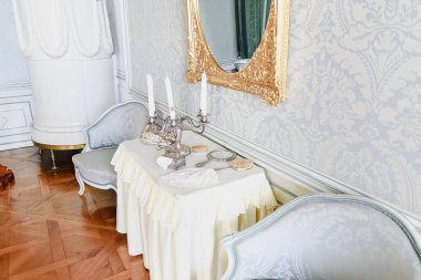 Çek Cumhuriyeti Valtice kalede. Ulusal kültürel anıt, başlangıçta Gotik bir kale ve Liechtenstein aile eski köşkü. Kale Unesco Dünya Kültür Mirası listesinde yer