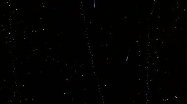 Gece Noel ağacı. Noel ağacı ışıkları. Arka plan.