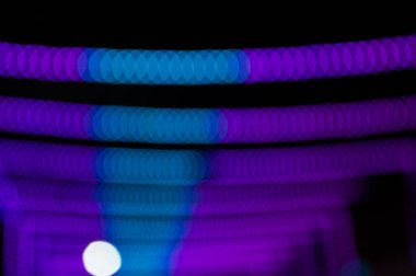 Soyut Işık Bokeh Arkaplanı. Odaklanmamış ışık noktaları soyut arkaplan.