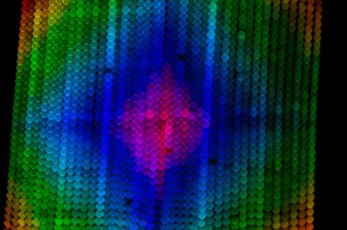 Soyut Işık Bokeh Arkaplanı. Odaklanmamış ışık noktaları soyut arkaplan.