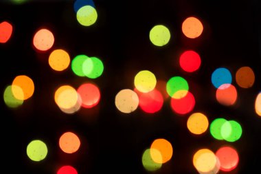 Odaklanmamış ışık noktaları soyut arkaplan. Soyut ışıklar, bulanık soyut desen, soyut bokeh arkaplan.