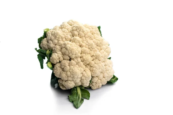 Fresh Cauliflower isolated on white background — Stock Photo, Image