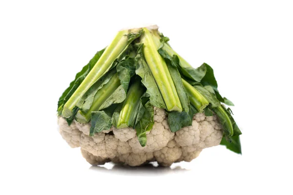 Fresh Cauliflower isolated on white background — Stock Photo, Image