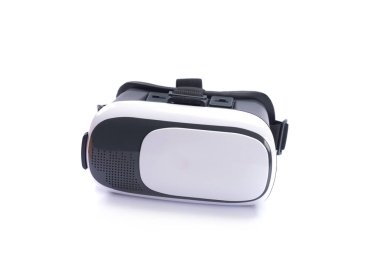 Vr Box / Sanal Gerçeklik gözlükleri beyaz arka plan üzerinde izole