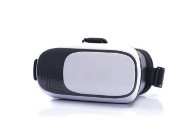 Vr Box / Sanal Gerçeklik gözlükleri beyaz arka plan üzerinde izole