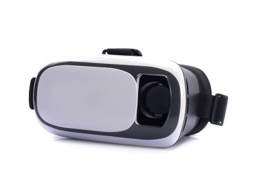 Vr Box / Sanal Gerçeklik gözlükleri beyaz arka plan üzerinde izole