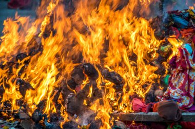 Holika Dahan 'ı odun ya da hindistan cevizi yakarak ve yakarak kutluyoruz. Holi renk festivali ya da paylaşım festivali olarak da bilinir..