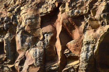 Kusursuz taş dokusu. Taşın Yakın Çekimi