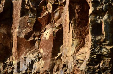 Kusursuz taş dokusu. Taşın Yakın Çekimi