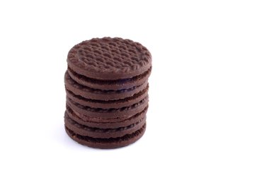 Lezzetli kremalı bisküviler veya kurabiyeler