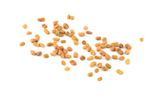 Fenugreek seeds isolated on white background — Stock Photo, Image