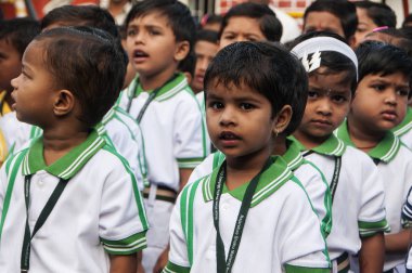 Yavatmal, Maharashtra, Hindistan, 15 Ağustos 2011: Yavatmal, Maharashtra, Hindistan 'da Bağımsızlık Günü 15 Ağustos 2011' de kutlandı.