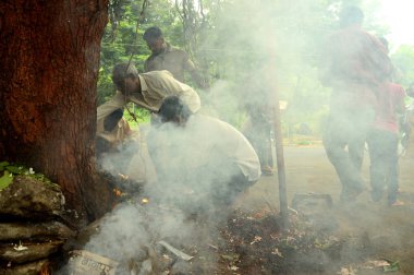 Nagpur, Maharashtra, Hindistan - 01 Ağustos: 