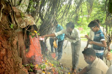 Nagpur, Maharashtra, Hindistan - 01 Ağustos: 