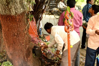 Nagpur, Maharashtra, Hindistan - 01 Ağustos: 