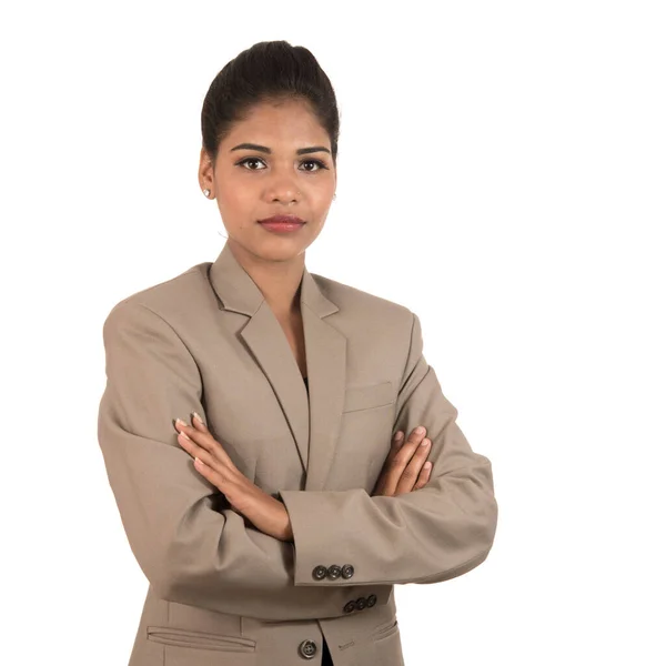 Portrait Beautiful Young Business Woman — Stock Photo, Image