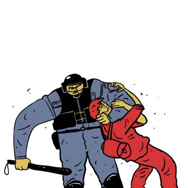 protestocu tutuklanması