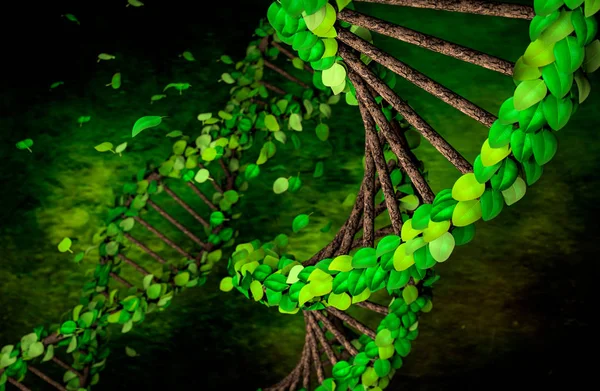 Renderowania 3D DNA — Zdjęcie stockowe