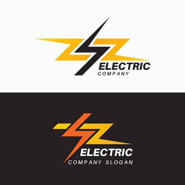 Set sjablonen van elektrische logo 's — Stockvector