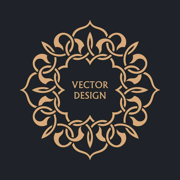 Circular arabic pattern — Stock Vector