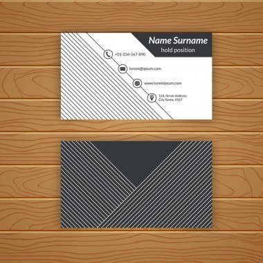 İş kartı boş şablon