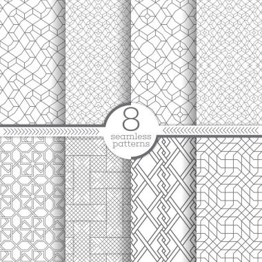 vektör Dikişsiz desen bir dizi