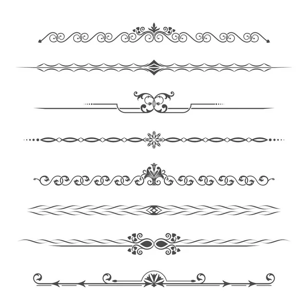 Set of calligraphical — Stock Vector