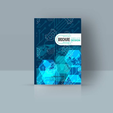 Soyut rakamları ile Dergi kapağı