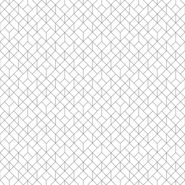 Seamless Pattern Geometrical Linear Texture Repeating Thin Broken Lines Polygons — Stock Vector