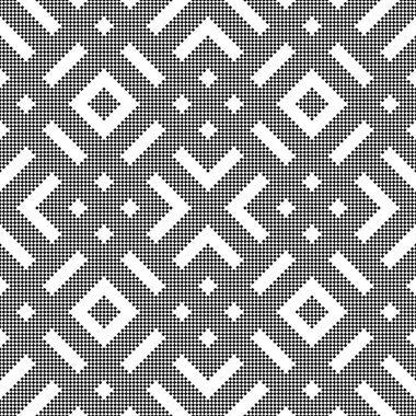 Vektör seamless modeli. Sonsuz geometrik şekiller oluşturan küçük edikula oluşan basit zarif doku yinelenen: köşeler, şeritler. Modern dokulu arka plan.