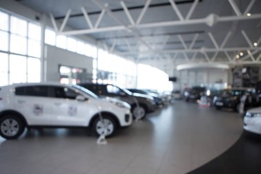 Araba satış, pazar yeri, bulanık görüntü
