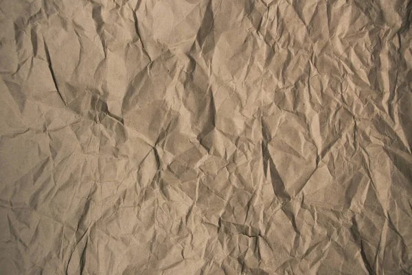 Barna durva gyűrött újrahasznosított papír textúra — Stock Fotó