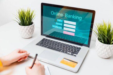 Çevrimiçi Ödeme İnternet Bankacılık Konsepti