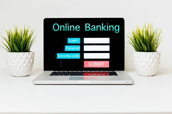 Online Banking Technology Ecommerce Commercial Concept — Stock Photo, Image