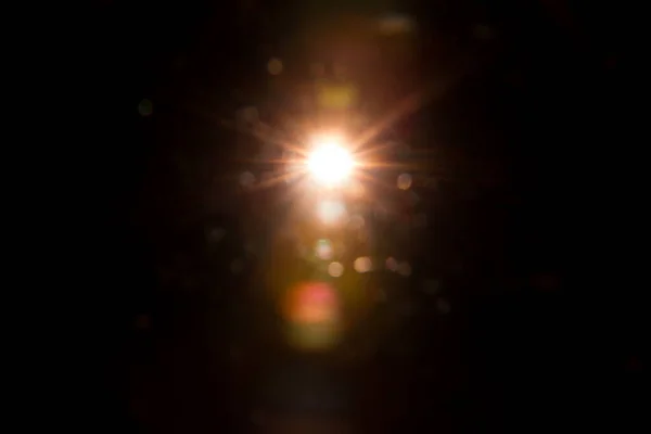 Abstrato Luz solar natural sobre o preto — Fotografia de Stock