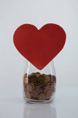 Kalp sağlığı konsepti. Sağlıklı yaşam için bağış. Donör kanı..