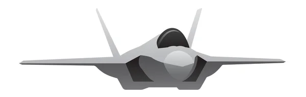 Moderní vojenské stíhací proudový letoun — Stockový vektor