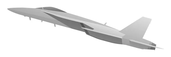 現代軍の戦闘機ジェット機 — ストックベクタ