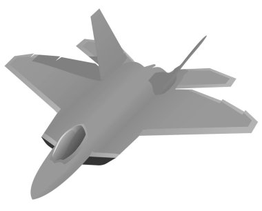 Modern askeri Fighter Jet uçak