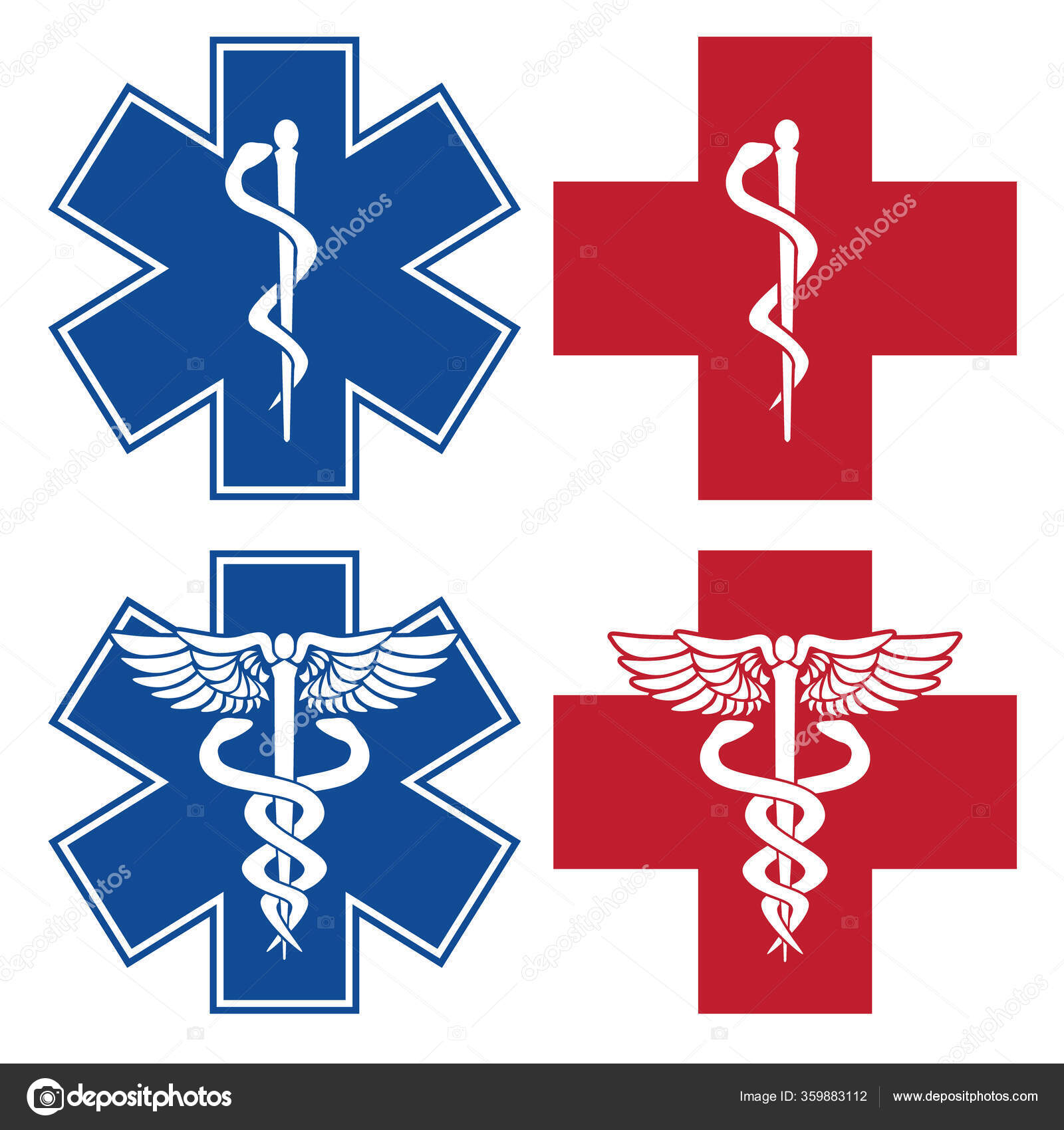 Badge infirmier caducée Vert fond Blanc et Bleu