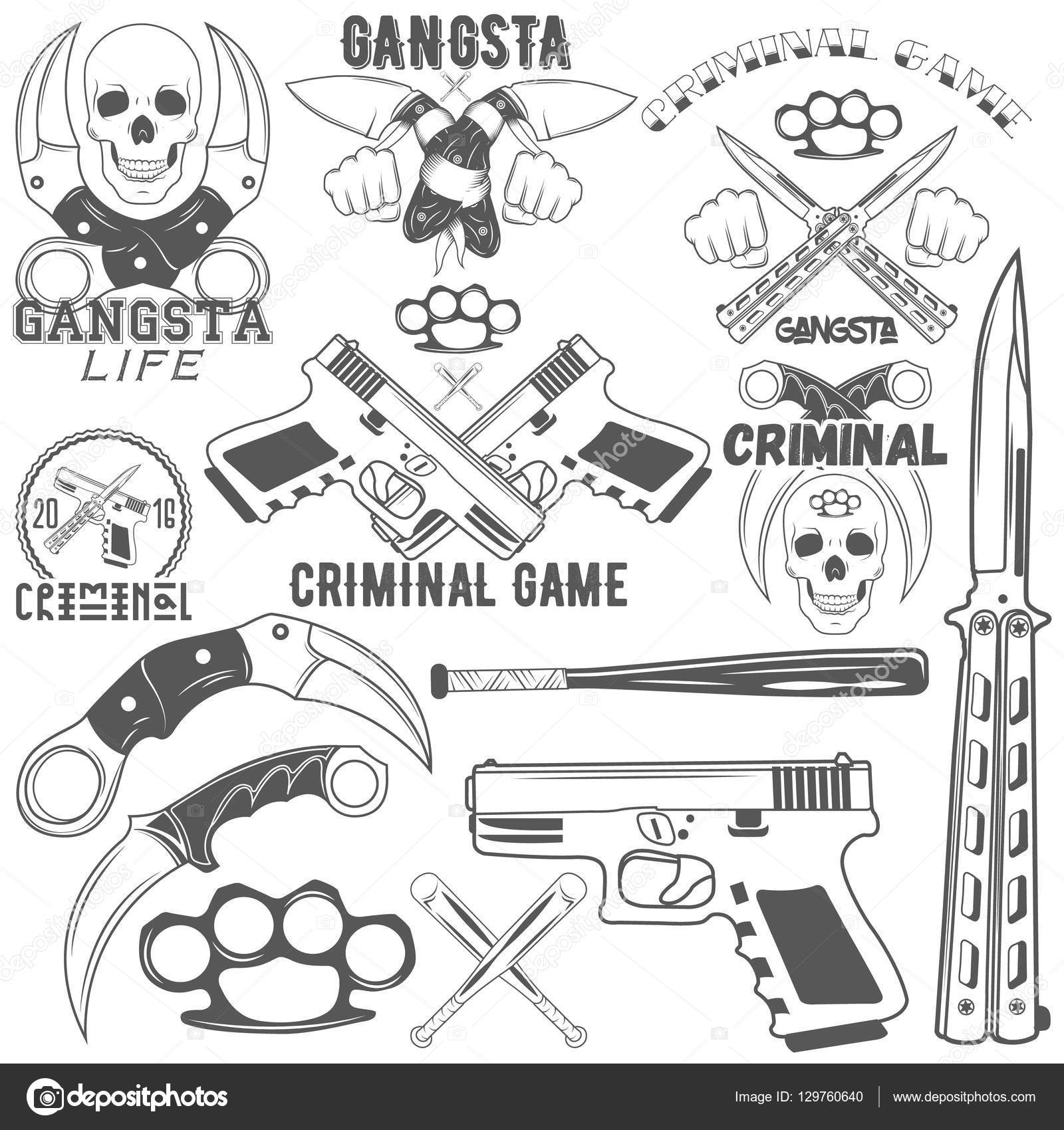 Skull Gun Knife Emoji