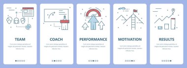 İnce çizgi düz tasarım atölye kavramı afiş ve vektör ayarla