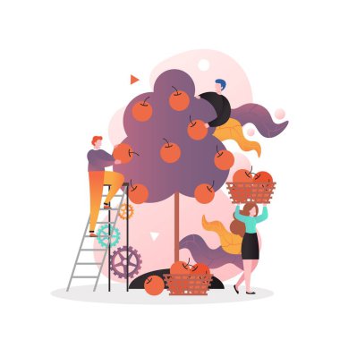 Web pankartı için Apple seçim vektörü konsepti, web sayfası