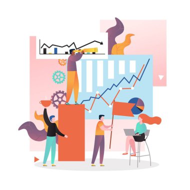 Web pankartı için liderlik vektörü kavramı, web sayfası