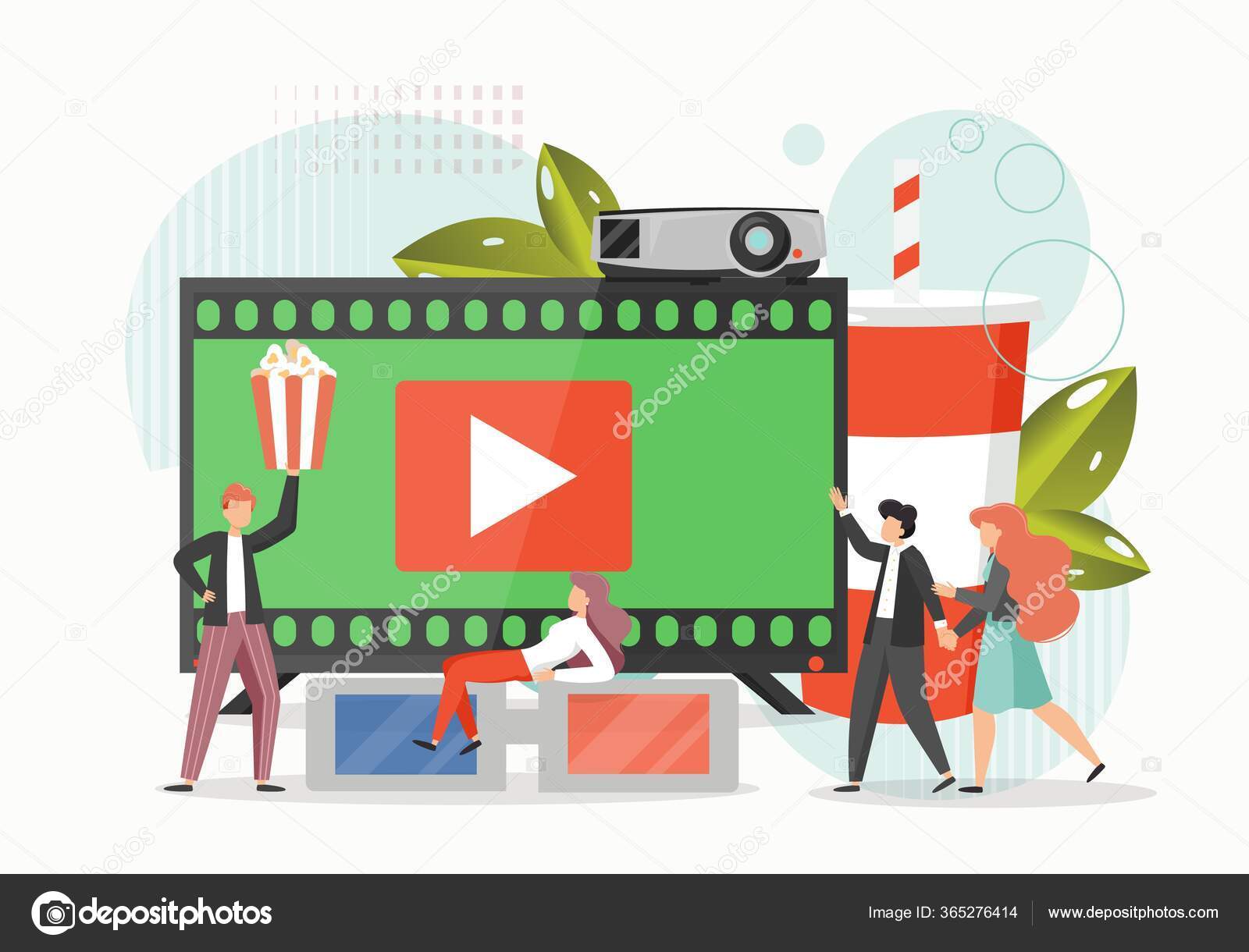 Se på design av vektorflate tv-konsepter stockvektor © skypistudio  #365276414, image size:1600x1220