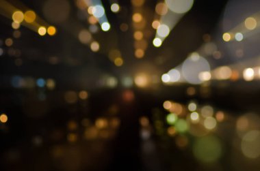 gece ışıklar şehir