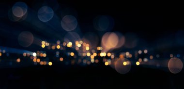 gece ışıklar şehir