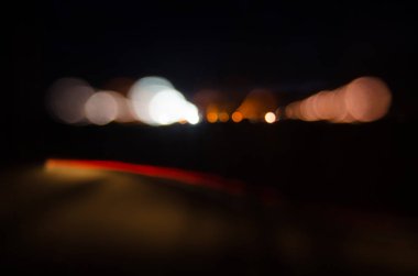 gece ışıklar şehir